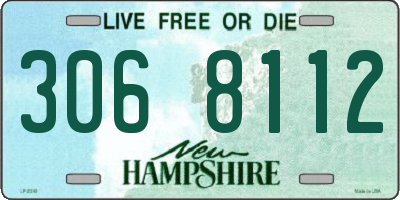 NH license plate 3068112