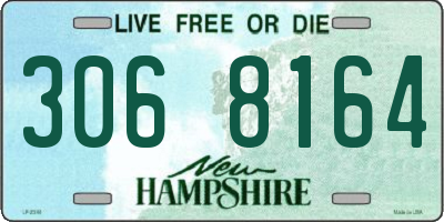 NH license plate 3068164