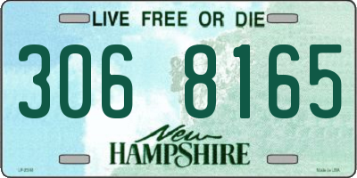 NH license plate 3068165