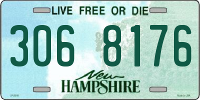 NH license plate 3068176