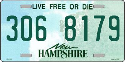 NH license plate 3068179