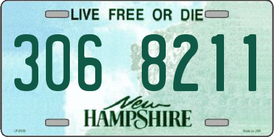 NH license plate 3068211