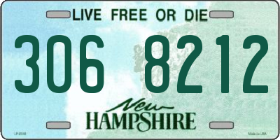 NH license plate 3068212