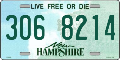 NH license plate 3068214