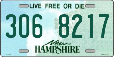NH license plate 3068217