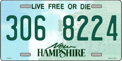 NH license plate 3068224