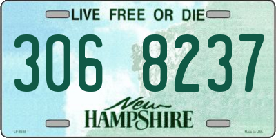 NH license plate 3068237
