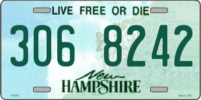 NH license plate 3068242