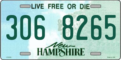 NH license plate 3068265