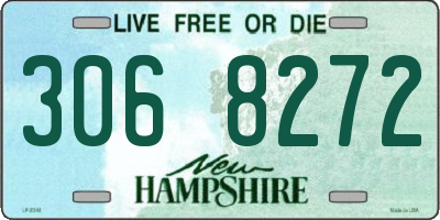 NH license plate 3068272
