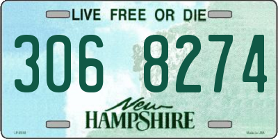 NH license plate 3068274