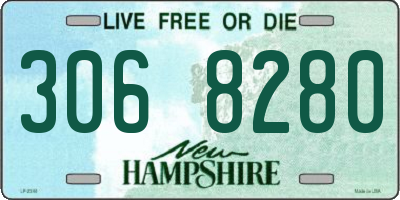 NH license plate 3068280
