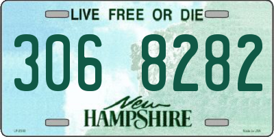 NH license plate 3068282