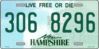 NH license plate 3068296