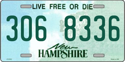 NH license plate 3068336