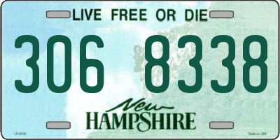 NH license plate 3068338