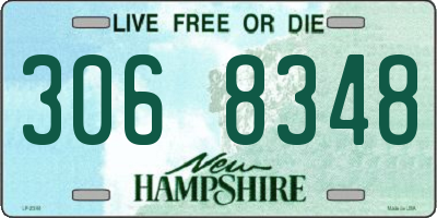 NH license plate 3068348