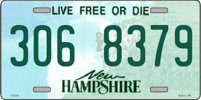 NH license plate 3068379