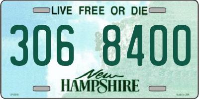 NH license plate 3068400