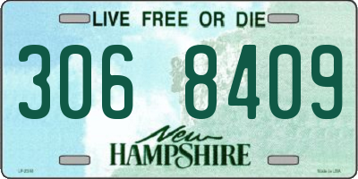 NH license plate 3068409