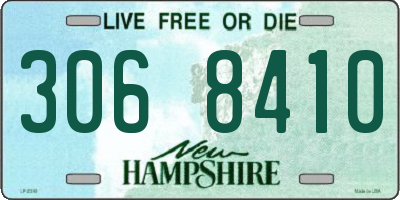 NH license plate 3068410