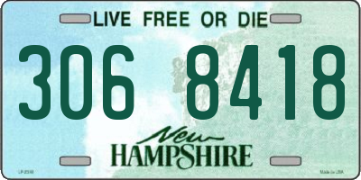NH license plate 3068418