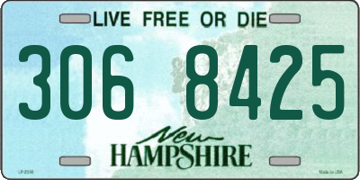 NH license plate 3068425