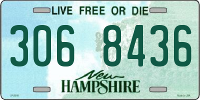 NH license plate 3068436