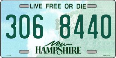 NH license plate 3068440