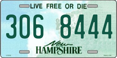 NH license plate 3068444