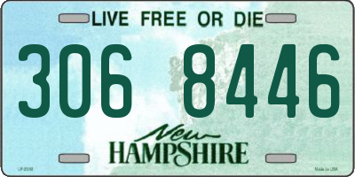 NH license plate 3068446