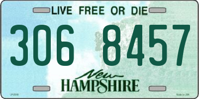 NH license plate 3068457