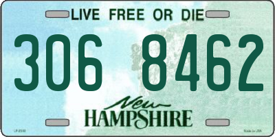NH license plate 3068462
