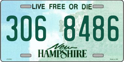 NH license plate 3068486