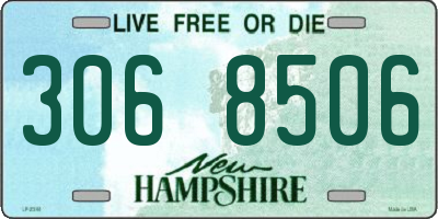 NH license plate 3068506