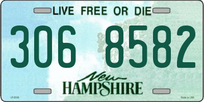 NH license plate 3068582