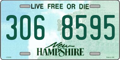 NH license plate 3068595