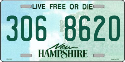 NH license plate 3068620