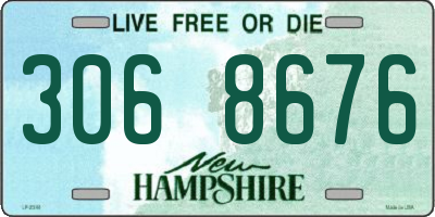 NH license plate 3068676