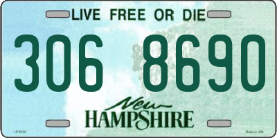 NH license plate 3068690