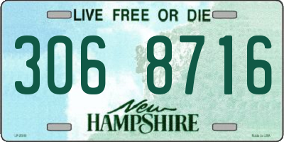 NH license plate 3068716