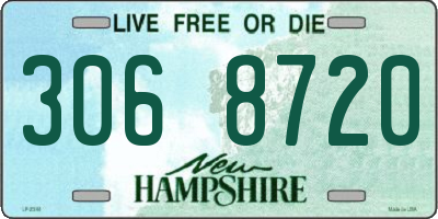 NH license plate 3068720