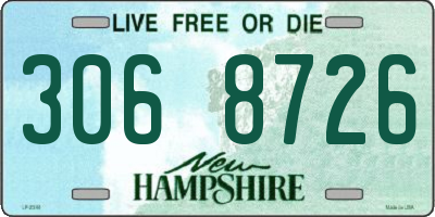NH license plate 3068726