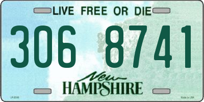 NH license plate 3068741