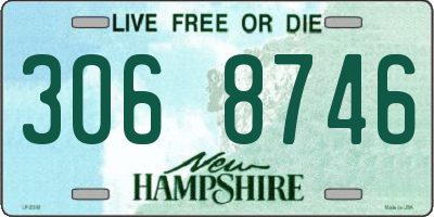 NH license plate 3068746