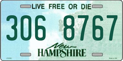 NH license plate 3068767