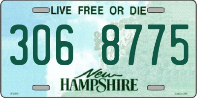 NH license plate 3068775