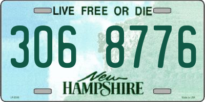 NH license plate 3068776