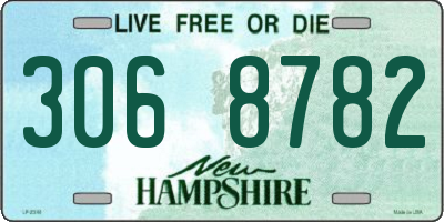 NH license plate 3068782