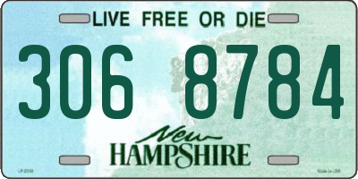 NH license plate 3068784